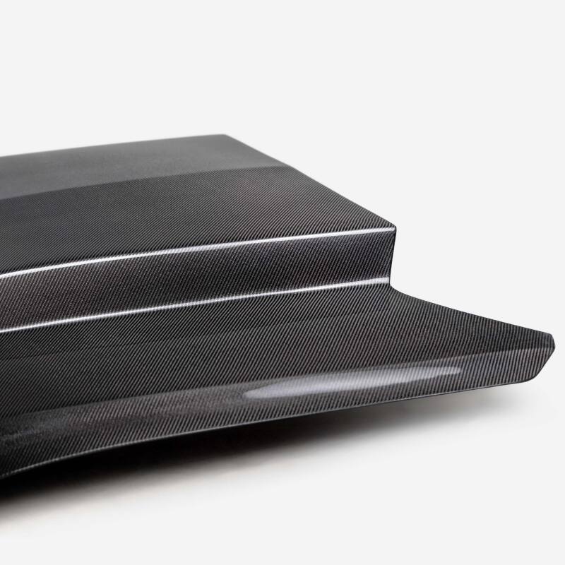 Ford Mustang Hood - Anderson Composites - Type-CJ Double-Sided Carbon Fiber Cowl - 2024+